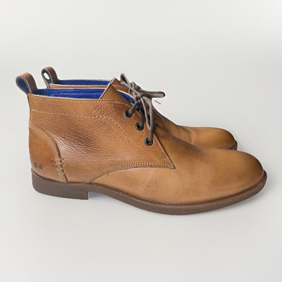 Bed Stu Men\'s Illiad Brown (Tan Rustic) Leather Chukka Boots Size 9 EUC main image 12